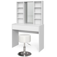 Vicco Schminktisch, Alexa, Weiß, 93 cm, mit Hocker Vicco