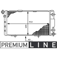 Mahle CR 282 000P Kühlmittelkühler PREMIUM LINE