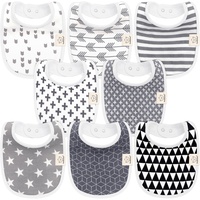 Keababies Baby Lätzchen für Jungen & Mädchen - 8er-Pack