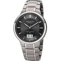 REGENT Metall Armbanduhr Funkuhren D2URFR269 - Silber