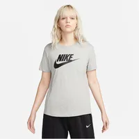 Nike Sportswear Essentials Damen-T-Shirt Dark Grey Heather/White XS