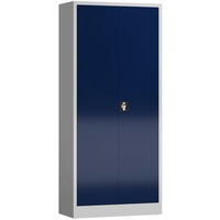 Classix Stahlschrank X-530331 enzianblau, lichtgrau 80,0 x 38,0 x