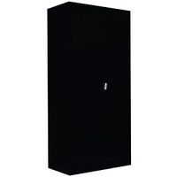 Lüllmann Stahlschrank 530349 tiefschwarz 92,5 x 42,2 x 195,0