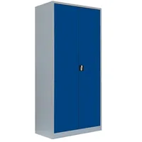 Lüllmann Stahlschrank 530341 enzianblau, lichtgrau 92,5 x 42,2 x