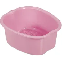 Relaxdays Fußbadewanne, rosa