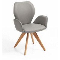 Niehoff Sitzmöbel Colorado Trend-Line Design-Armlehnenstuhl Wildeiche/Polyester Drehbar - Natur