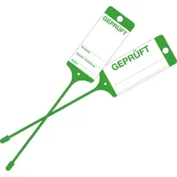 Eichner Warenanhänger 9219-00773 Geprüft grün 21,5 x 5,8 cm