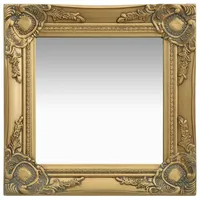 VidaXL Wandspiegel im Barock-Stil 40x40 cm Golden