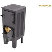 Magnus Markone, Magnus Kaminofen mit Schamottstein GT9 schwarz Ofen