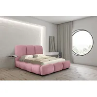 Fun Möbel Polsterbett Doppelbett GRACIA 160x200cm Komplettset in Stoff
