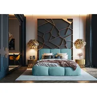 Fun Möbel Polsterbett Doppelbett GRACIA 160x200cm Komplettset in Stoff