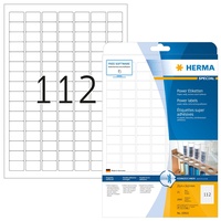 Herma 10916 Power Etiketten, 25 Blatt, 25,4 x 16,9