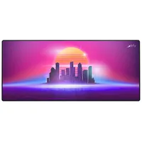 Cherry Xtrfy GP5 Retrowave XL Gaming Mauspad, 920x400mm, City-Motiv