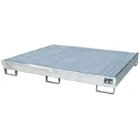 Bauer Südlohn Regalwanne mit PE-Einsatz RW-GR 1800 PE, feuerverzinkt