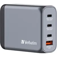 Verbatim GaN Charger 100 W, 4 Ports USB-C Ladegerät,