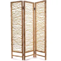 Creedwood RAUMTEILER Natur Holz, 120x170x5 cm, Wohnzimmer, Raumteiler |