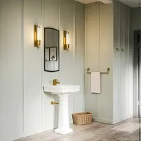 Elstead Lighting Wellington Wandleuchte + Deckenleuchte, Wandleuchte E27 Gealtertes
