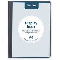 Europel Präsentationsbuch im A4-Format mit 20 Hüllen - Sichtbuch