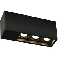 Wever & Ducré Plano petit 3.0 Deckenaufbauleuchte - schwarz