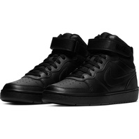 Nike Court Borough Mid 2 Sneaker Kinder black/black-black 35.5