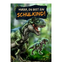 Coppenrath Verlag Grußkarte - Hurra, du bist ein Schulkind!