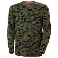 HELLY HANSEN Longsleeve KENSINGTON camo - grün