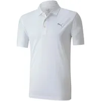 Puma Icon Golf Poloshirt Herren bright white XXS