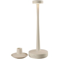 Villeroy & Boch LED-Akkutischleuchte Aarhus Alu, Eisen, Stahl Metall