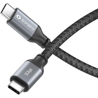 Sonero Sonero® USB-C auf USB-C Kabel, 4K 60Hz Bildübertragung,