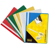 IDENA 307007 - Schnellhefter A4, 10 Stück, 5 Farben,
