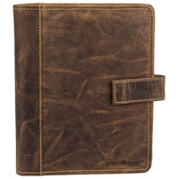 GREENBURRY Vintage braun, Echt Leder, A5