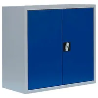 Lüllmann Stahlschrank 530301 enzianblau, lichtgrau 80,0 x 38,3 x
