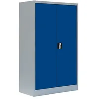 Lüllmann Stahlschrank 530291 enzianblau, lichtgrau 80,0 x 38,3 x
