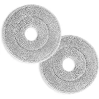 Clean Maxx CLEANmaxx Ersatz-Wischtuch 2er-Set | Grau, Weiß