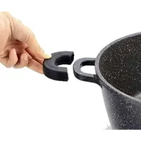 4big.fun 6 L Suppentopf Antihaft Induktion Schmortopf 24 cm