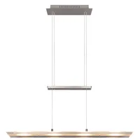 Trio Leuchten LED Pendelleuchte Milos 4x 5W nickel, Metall