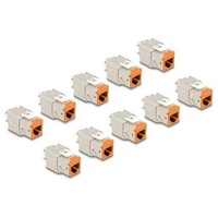 DeLock Keystone Modul RJ45 Buchse zu LSA Cat.6A werkzeugfrei