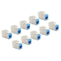 DeLock Keystone Modul RJ45 Buchse zu LSA Cat.6A werkzeugfrei