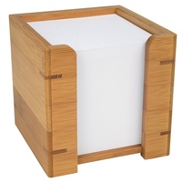 Wedo 61707 Zettelbox Bambus, inkl. 900 Blatt Papier 9