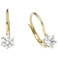 FIRETTI Ohrhänger Gold 333 Zirkonia gelb|goldfarben