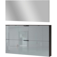 Germania Garderoben-Set »Valega«, (2 St.), inkl. Schuhschrank mit Glasfronten