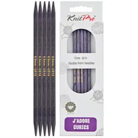 KnitPro J’adore Cubics Nadelspiele 6" (15cm) | 6mm