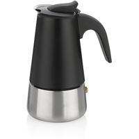 Kela Espressobereiter FERRARA, Edelstahl schwarz