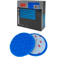 3M 50388 SE Anti-Hologramm Polierschaum, genoppt, blau 150 mm