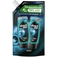 Duschdas For Men Nachfllbeutel Duschbad mit Fresh-Energy-Duftformel sorgt fr
