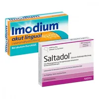  Imodium akut lingual & Saltadol Elektrolyt Pulver