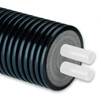 Armacell Doppelrohr-Fernwärmeleitung für Warmwasser 32x4,4 mm und 20x2,8 mm