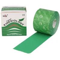 Nasara Kinesio-Tape Original, grün, 5m x 5cm, wasserfest, elastisch