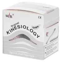 Nasara Kinesio-Tape Original, weiß, 5m x 5cm, wasserfest, elastisch