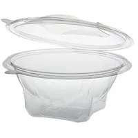 Papstar Starpak 50 Feinkost- und Salatschalen mit Klappdeckel, R-PET
